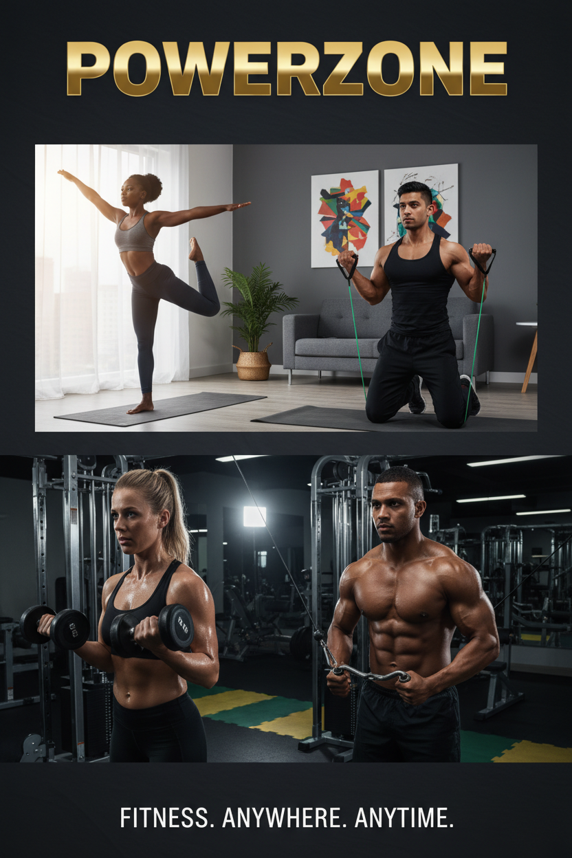 PowerZone Branded Fitness Banner